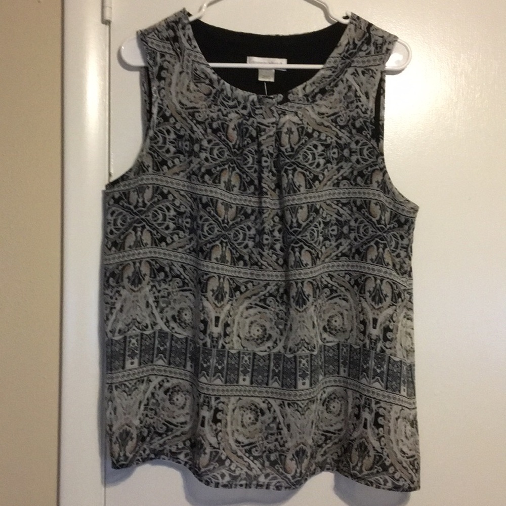 Christopher & Banks Sleeveless Blouse Sz L NWT